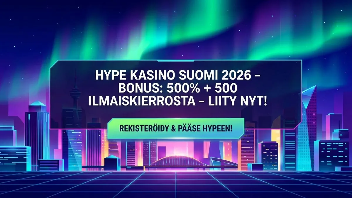 Rekisteröidy bonuksella
